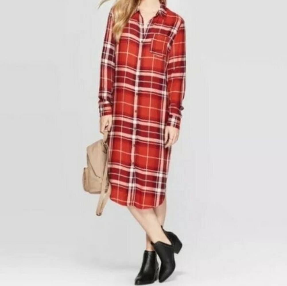 Super soft flannel dress